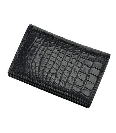 名刺入れ(通しマチ)｜マットクロコダイル