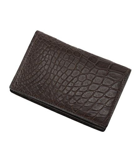 名刺入れ(通しマチ)｜マットクロコダイル