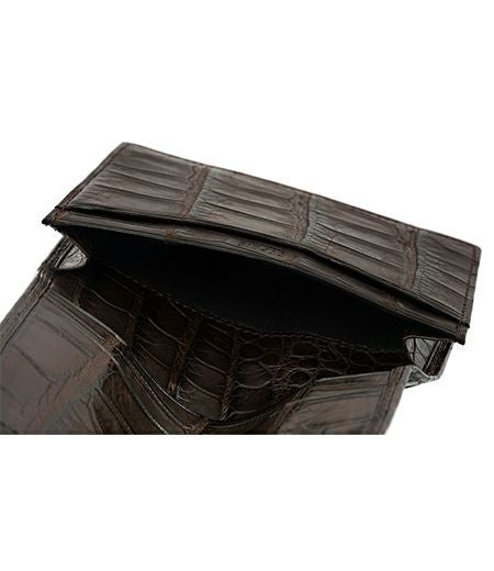 通しマチ名刺入れ｜マットクロコダイル |革製品CYPRIS（キプリス）公式