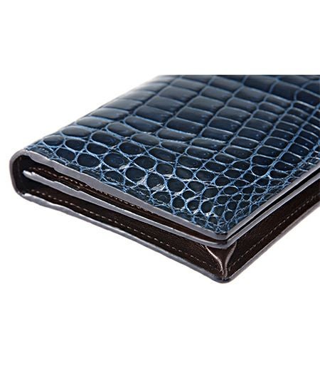 通しマチ長財布｜クロコダイル＆シラサギレザー |革製品CYPRIS