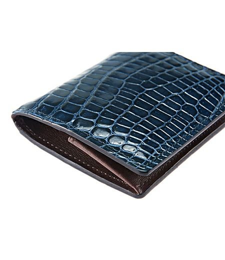 ボックス小銭入れ｜クロコダイル＆シラサギレザー |革製品CYPRIS