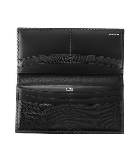 マチなし長財布｜ボックスカーフ＆リザード |革製品CYPRIS（キプリス
