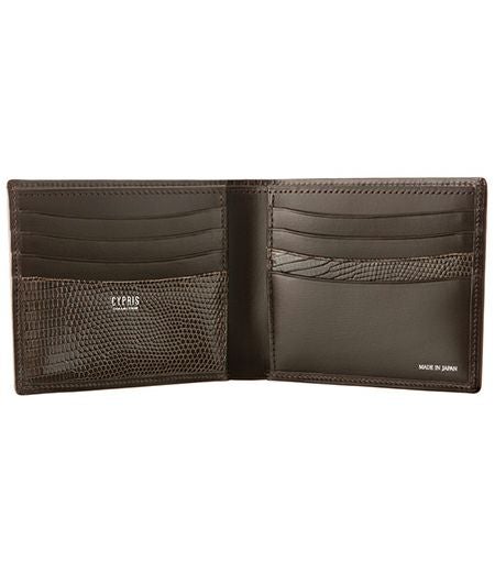 二つ折り財布（カード札入）｜ボックスカーフ＆リザード２