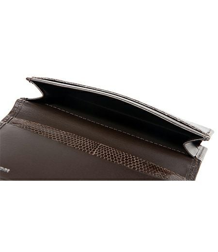 通しマチ名刺入れ｜ボックスカーフ＆リザード |革製品CYPRIS（キプリス