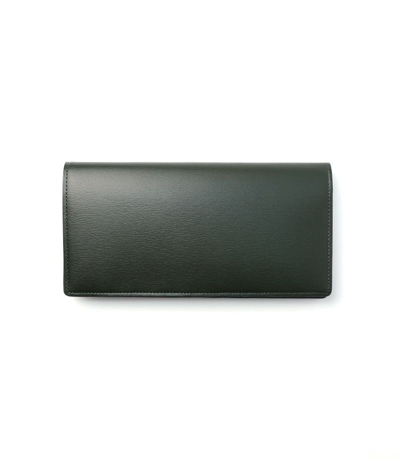 ファスナー付き通しマチ長財布｜ボックスカーフ |革製品CYPRIS