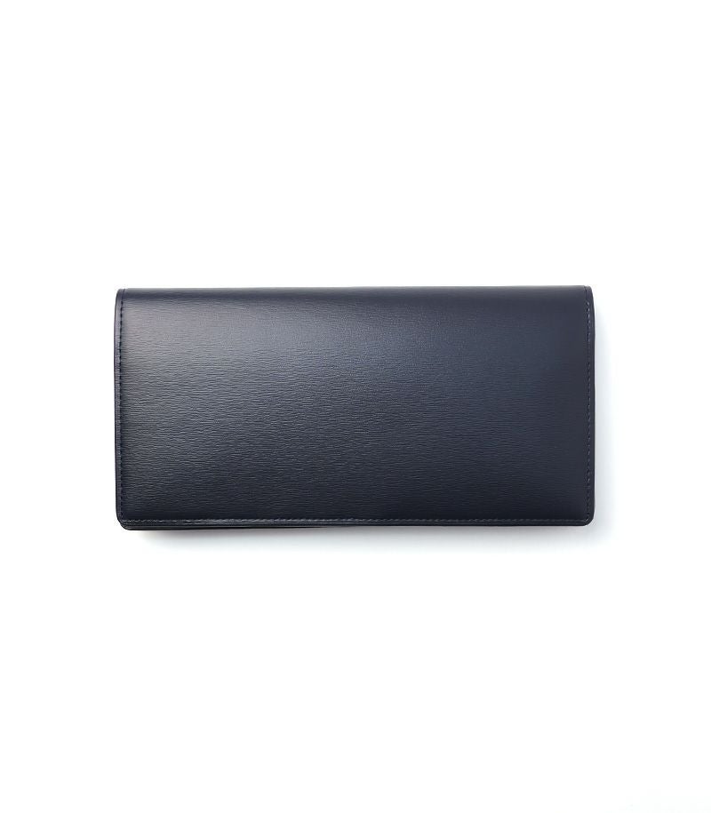 ファスナー付き通しマチ長財布｜ボックスカーフ |革製品CYPRIS