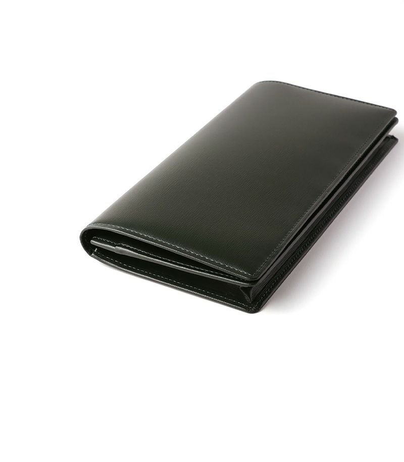 ファスナー付き通しマチ長財布｜ボックスカーフ |革製品CYPRIS