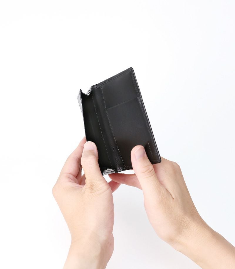 通しマチ名刺入れ｜ボックスカーフ |革製品CYPRIS（キプリス）公式