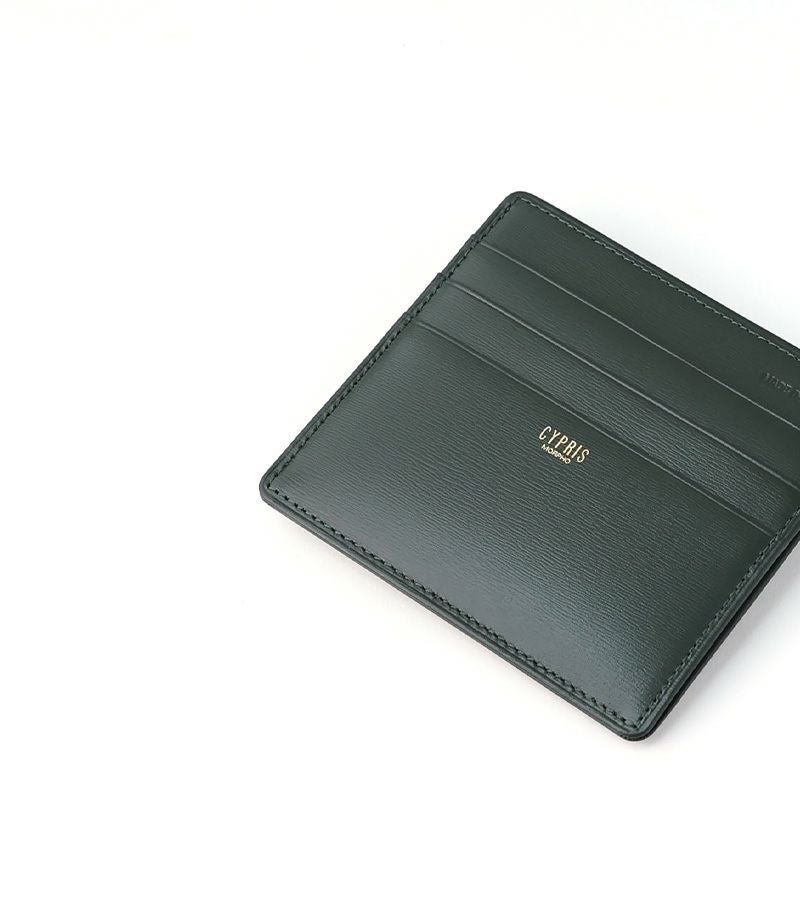 小銭入れ付きカードケース(マネーフラップ)｜ボックスカーフ |革製品