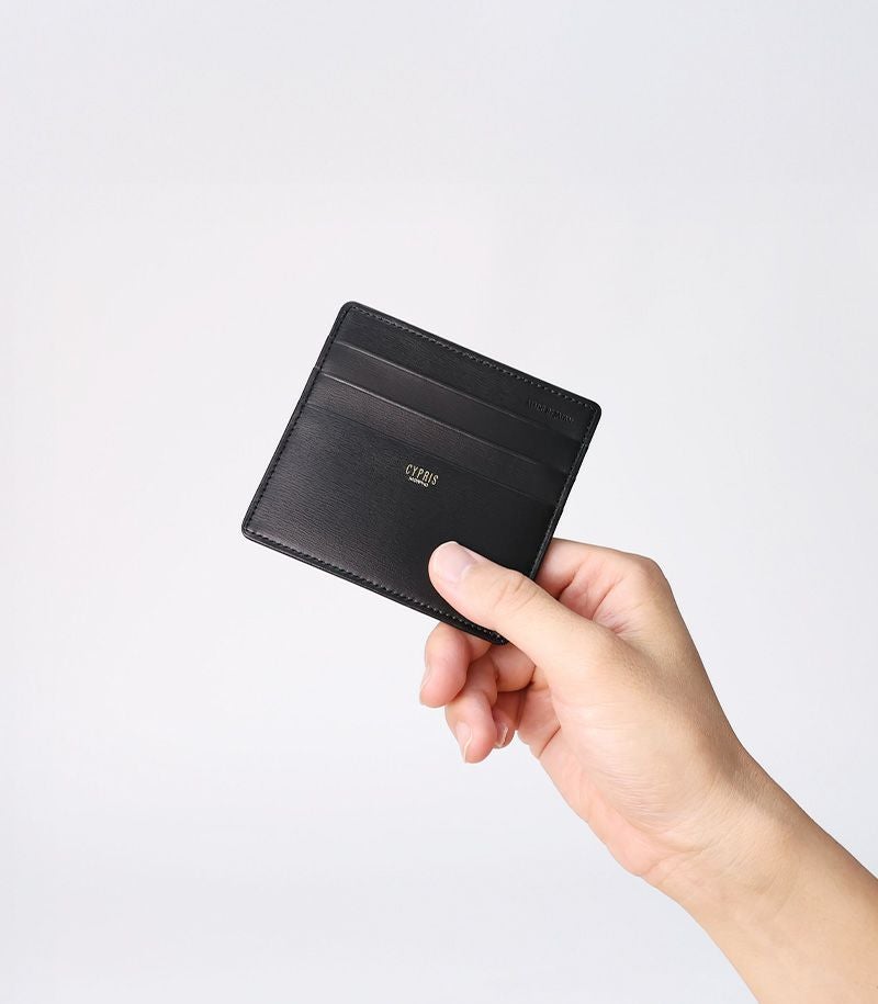 小銭入れ付きカードケース(マネーフラップ)｜ボックスカーフ |革製品