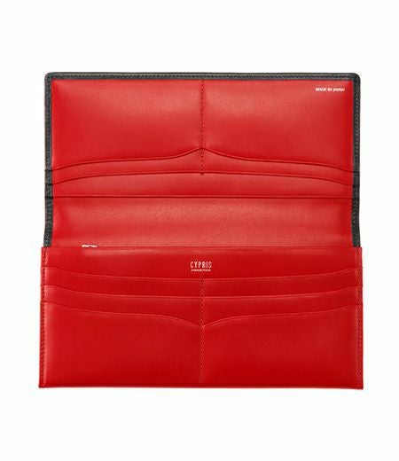 ファスナー付ササマチ長財布｜ボックスカーフ＆リンピッドカーフ