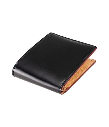 小銭入れ付き札入れ｜オイルシェルコードバン＆ヴァケッタレザー