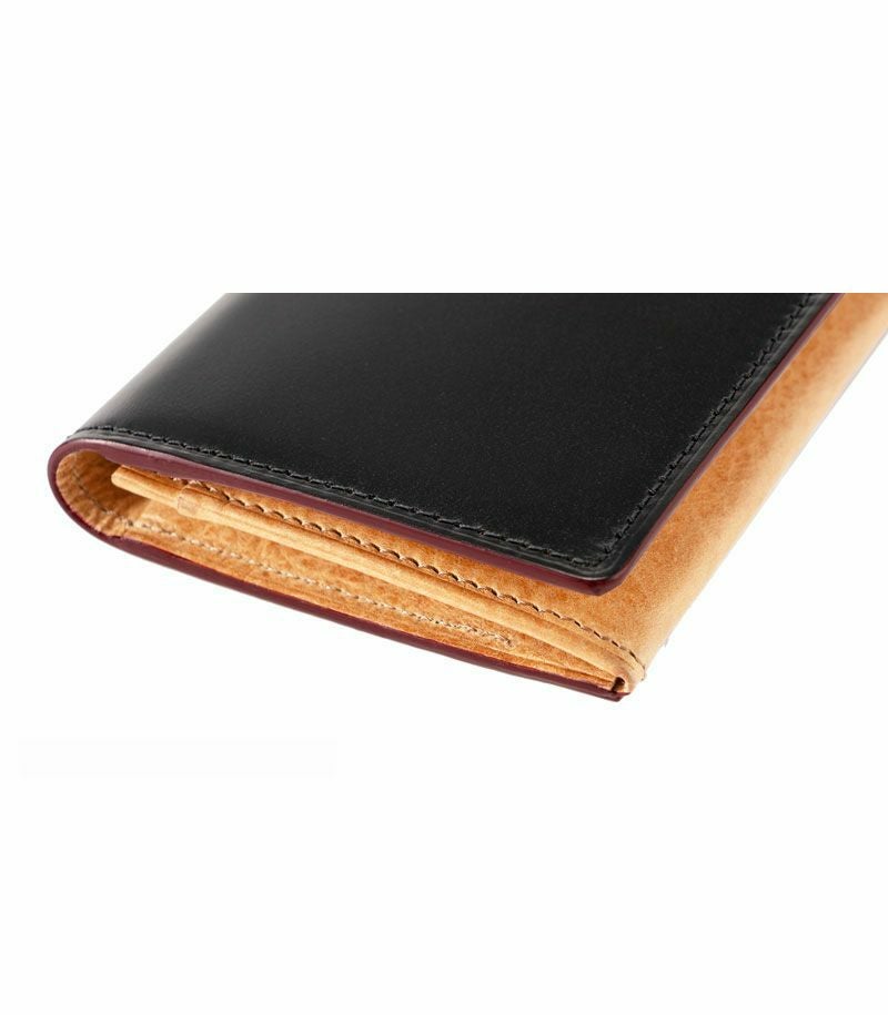 ササマチ名刺入れ｜オイルシェルコードバン＆ヴァケッタレザー |革製品