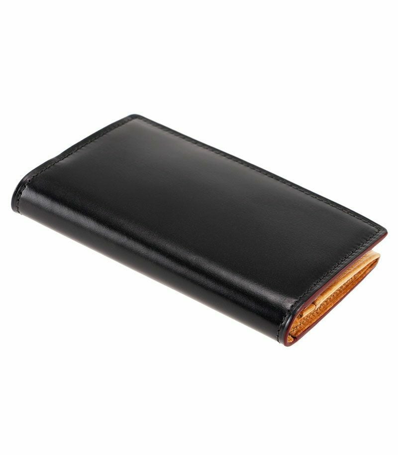 ササマチ名刺入れ｜オイルシェルコードバン＆ヴァケッタレザー |革製品