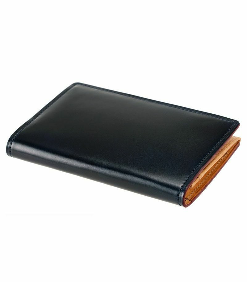 ササマチ名刺入れ｜オイルシェルコードバン＆ヴァケッタレザー |革製品