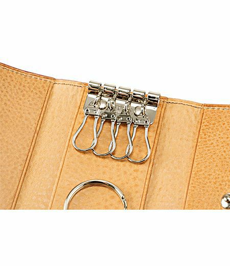 キーケース｜オイルシェルコードバン＆ヴァケッタレザー