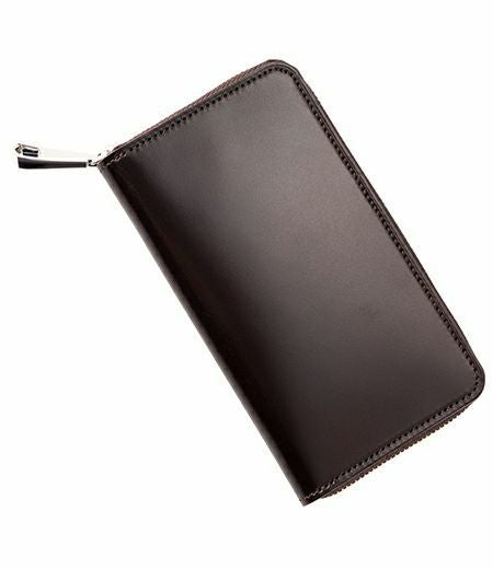 イ*サ様 希少　SUGAR JAM & CO. シェルコードバン&栃木レザー スマートフォンケース(縦150mmまで対応)｜オイルシェルコードバン