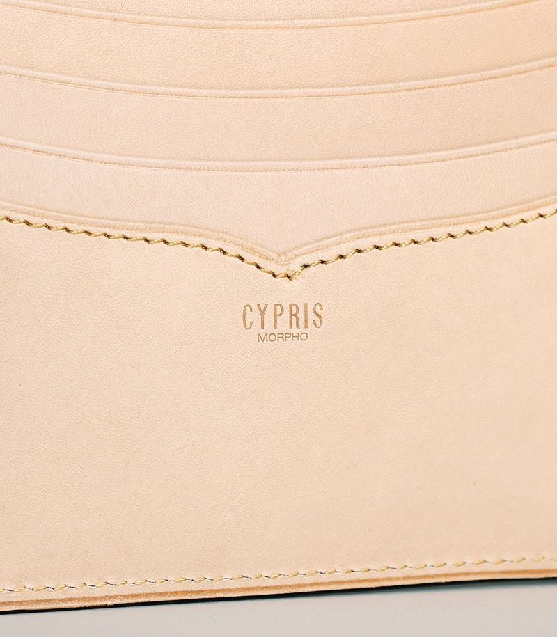 二つ折り財布(小銭入れ付き札入)｜コードバン＆ベジタブルタンニンレザー