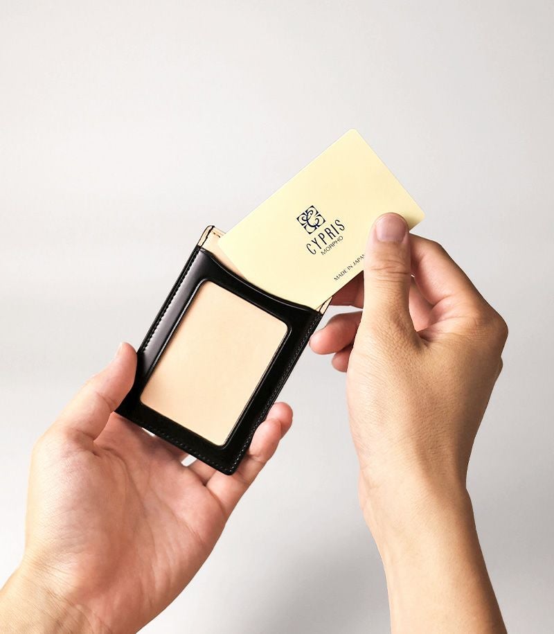 パスケース｜コードバン＆ベジタブルタンニンレザー