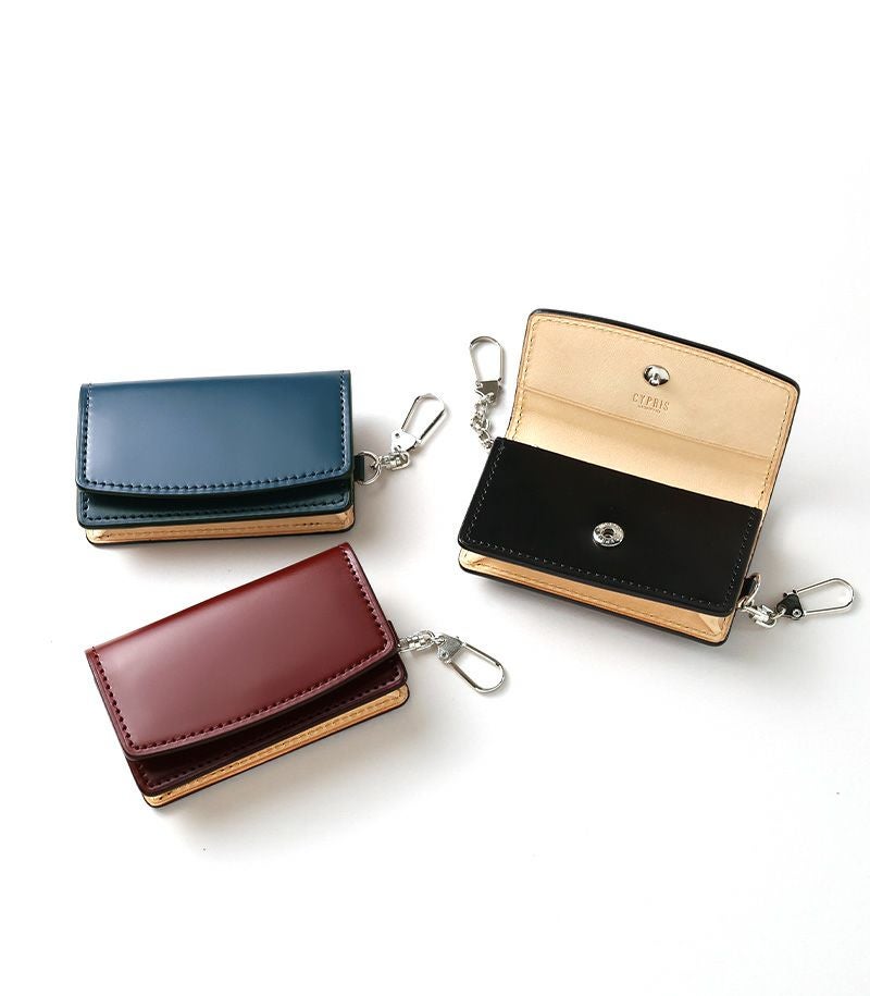 スマートキーケース ｜コードバン＆ベジタブルタンニンレザー｜革キー