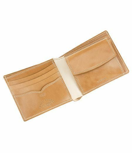 小銭入れ付き札入れ｜オイルシェルコードバンナチュラルコレクション