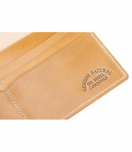 マチなし長財布｜オイルシェルコードバンナチュラルコレクション