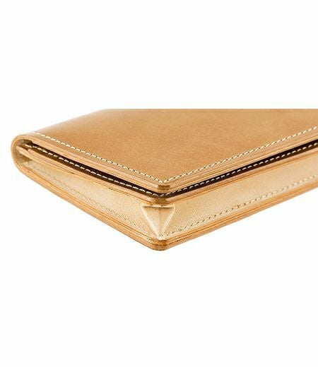 通しマチ名刺入れ｜オイルシェルコードバンナチュラルコレクション
