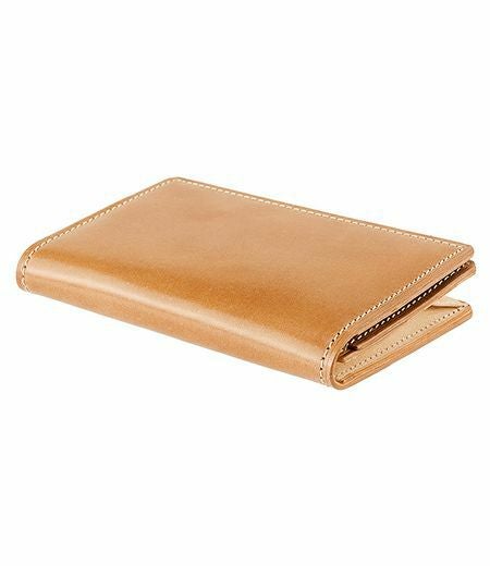 通しマチ名刺入れ｜オイルシェルコードバンナチュラルコレクション