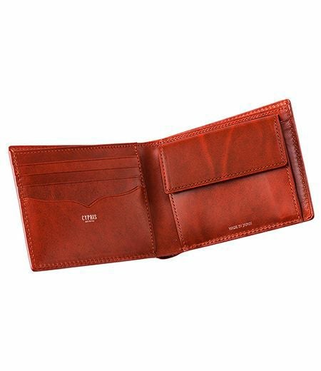 小銭入れ付き札入れ｜ブライドルレザー＆ルーガショルダー |革製品