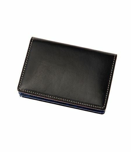 通しマチ名刺入れ｜ブライドルレザー＆ルーガショルダー |革製品CYPRIS