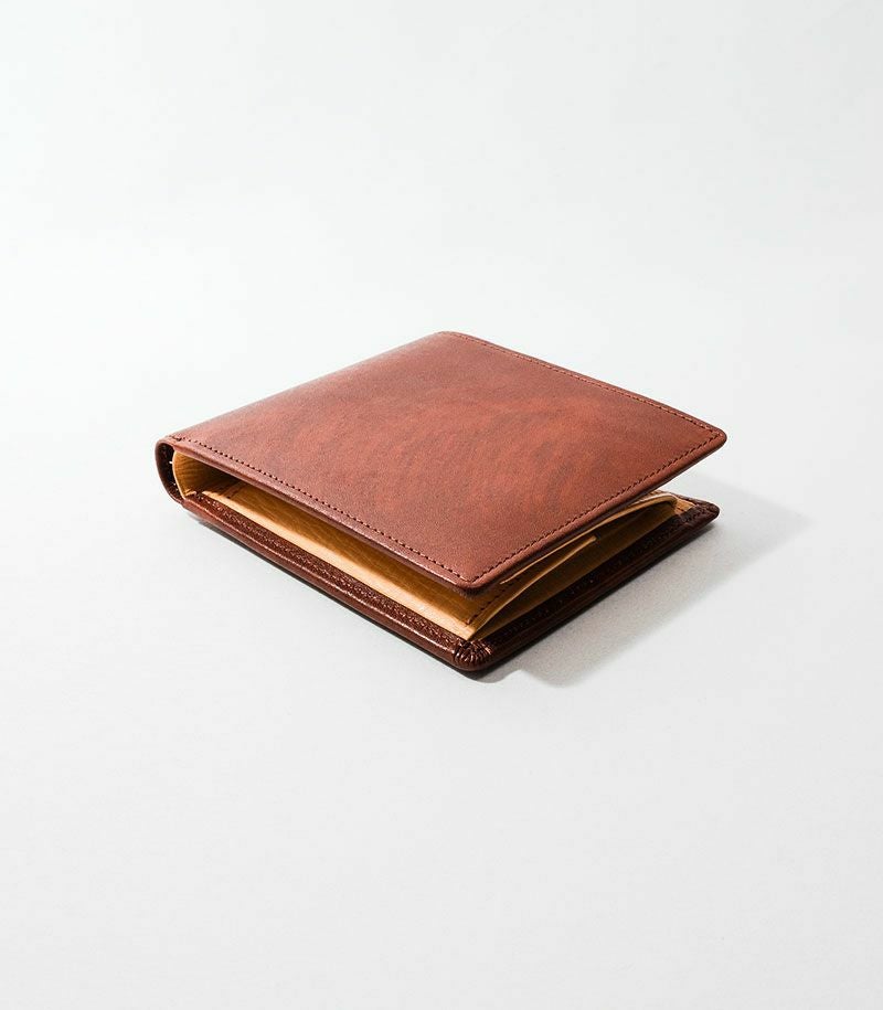 ボックス小銭入れ付き札入れ｜シラサギレザー |革製品CYPRIS（キプリス