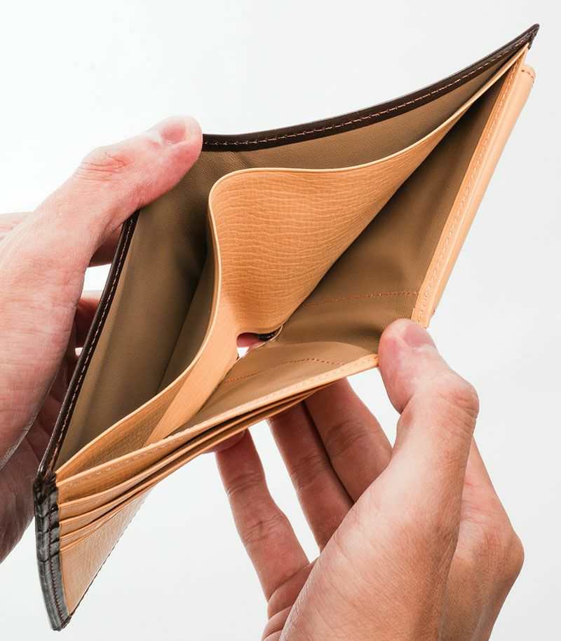 ボックス小銭入れ付き札入れ｜シラサギレザー |革製品CYPRIS（キプリス