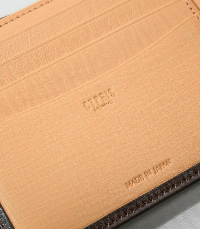 ボックス小銭入れ付き札入れ｜シラサギレザー |革製品CYPRIS（キプリス