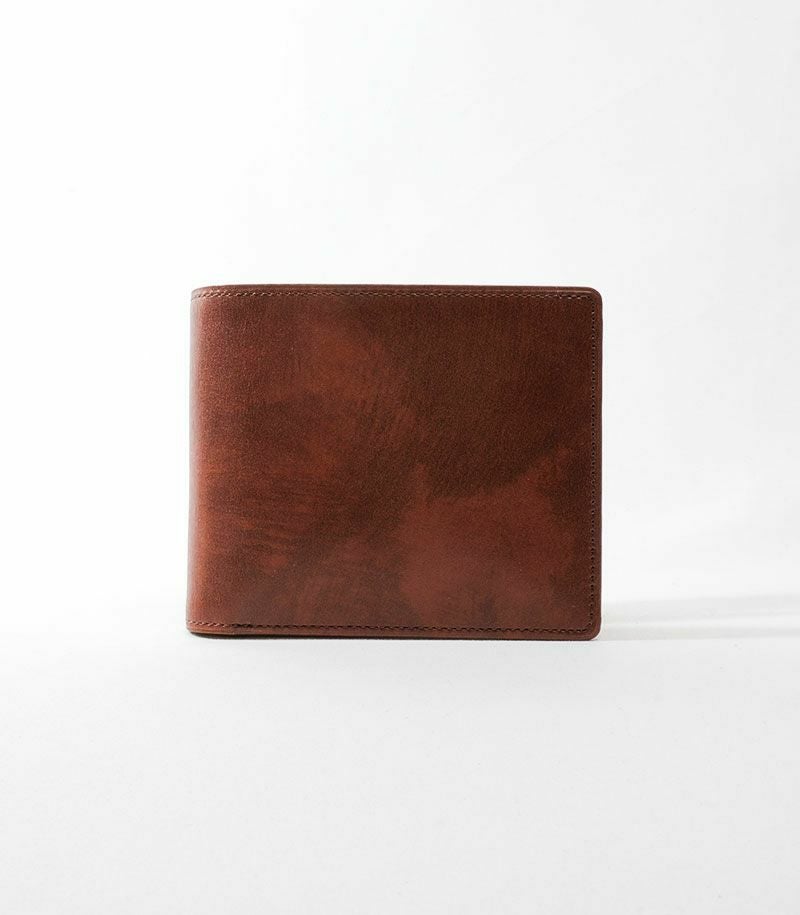 小銭入れ・ベロ付き札入れ｜シラサギレザー｜革財布・革二つ折り財布の