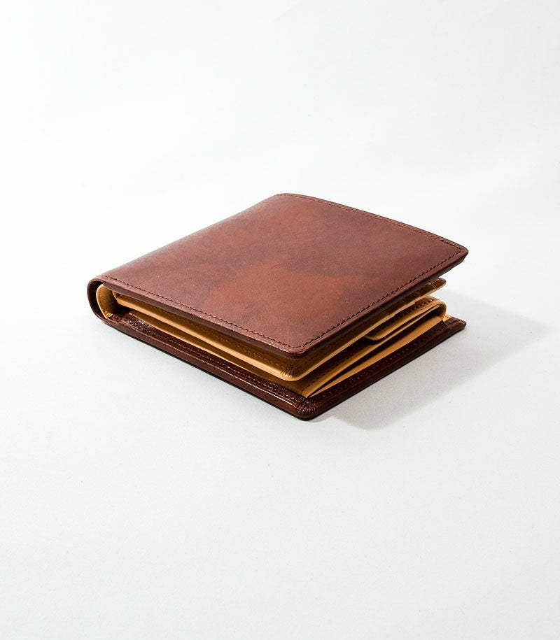 小銭入れ・ベロ付き札入れ｜コードバン＆ルーガショルダー |革製品