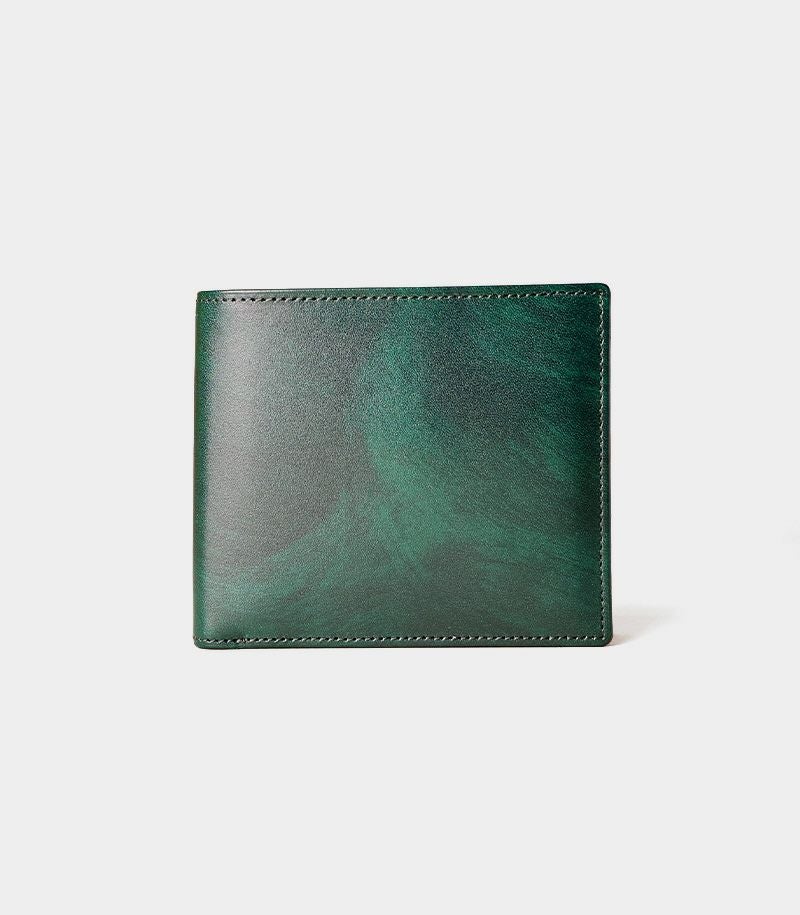 小銭入れ・ベロ付き札入れ｜シラサギレザー｜革財布・革二つ折り財布の