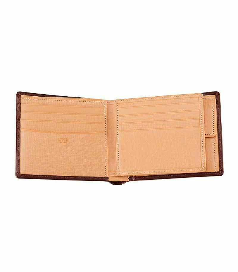 小銭入れ・ベロ付き札入れ｜シラサギレザー｜革財布・革二つ折り財布の