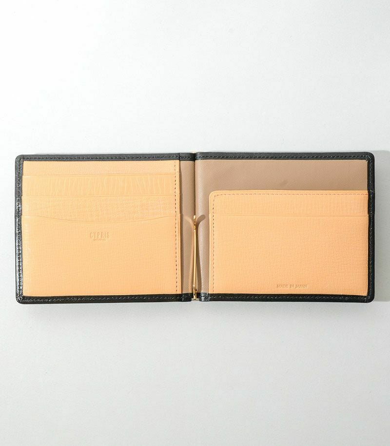 札ばさみ(札バサミ)/マネークリップ｜シラサギレザー |革製品CYPRIS