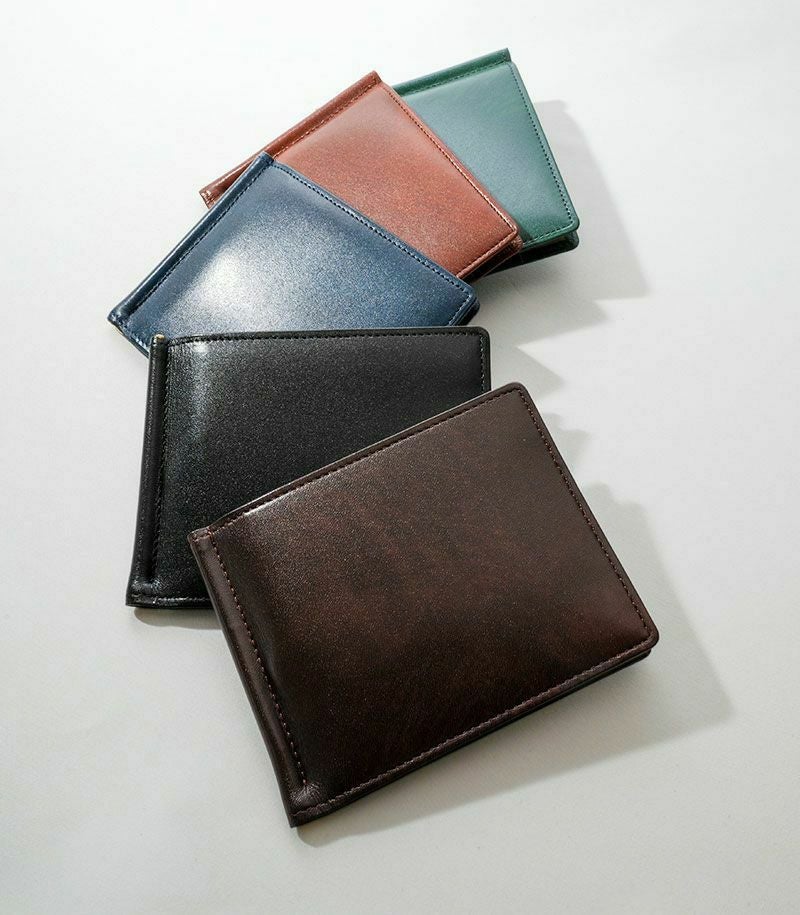 札ばさみ(札バサミ)/マネークリップ｜シラサギレザー |革製品CYPRIS