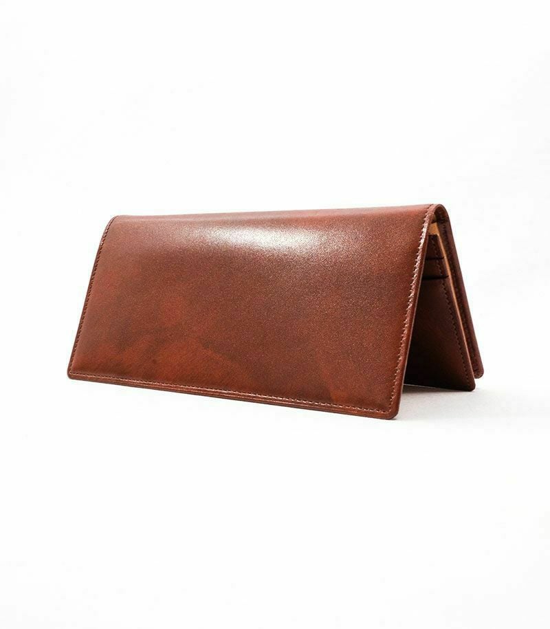 ファスナー付通しマチ長財布｜シラサギレザー |革製品CYPRIS（キプリス