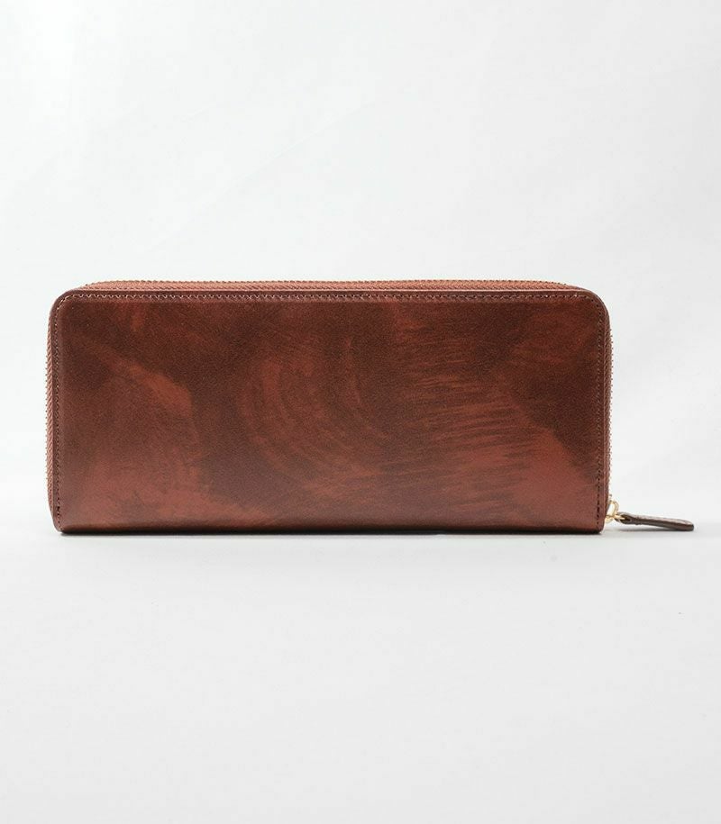 CYPRIS（キプリス）ラウンドファスナーハニーセル長財布｜シラサギ