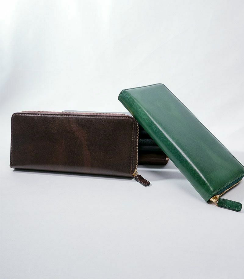 CYPRIS（キプリス）ラウンドファスナーハニーセル長財布｜シラサギ