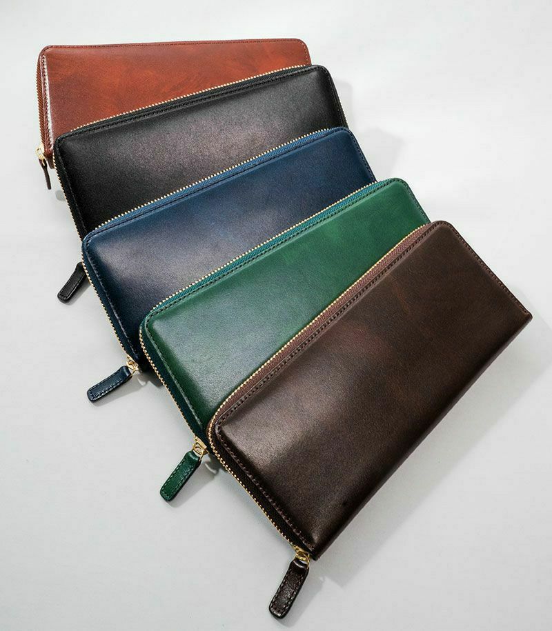 CYPRIS（キプリス）ラウンドファスナーハニーセル長財布｜シラサギ