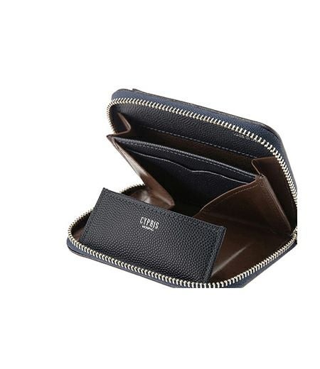ラウンドファスナーボックス小銭入れ｜ペルラネラ |革製品CYPRIS
