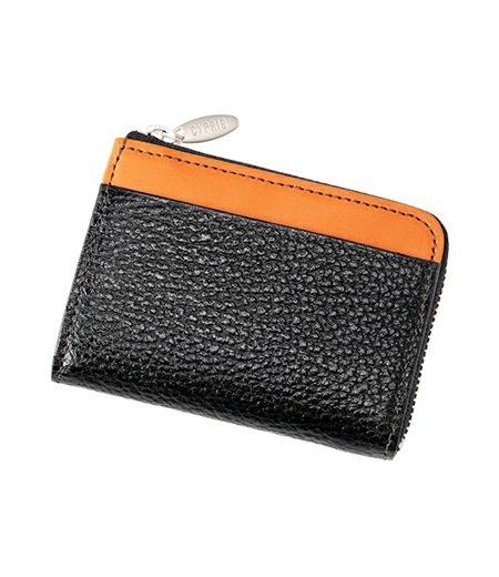 キプリス 小銭入れ カシューレザー 財布 黒 L字ファスナー小銭入れ｜カシューレザー |革製品CYPRIS（キプリス