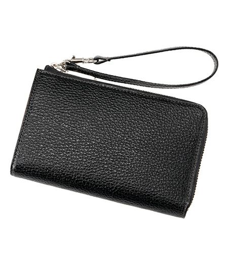キプリス 小銭入れ カシューレザー 財布 黒 L字ファスナー小銭入れ｜カシューレザー |革製品CYPRIS（キプリス