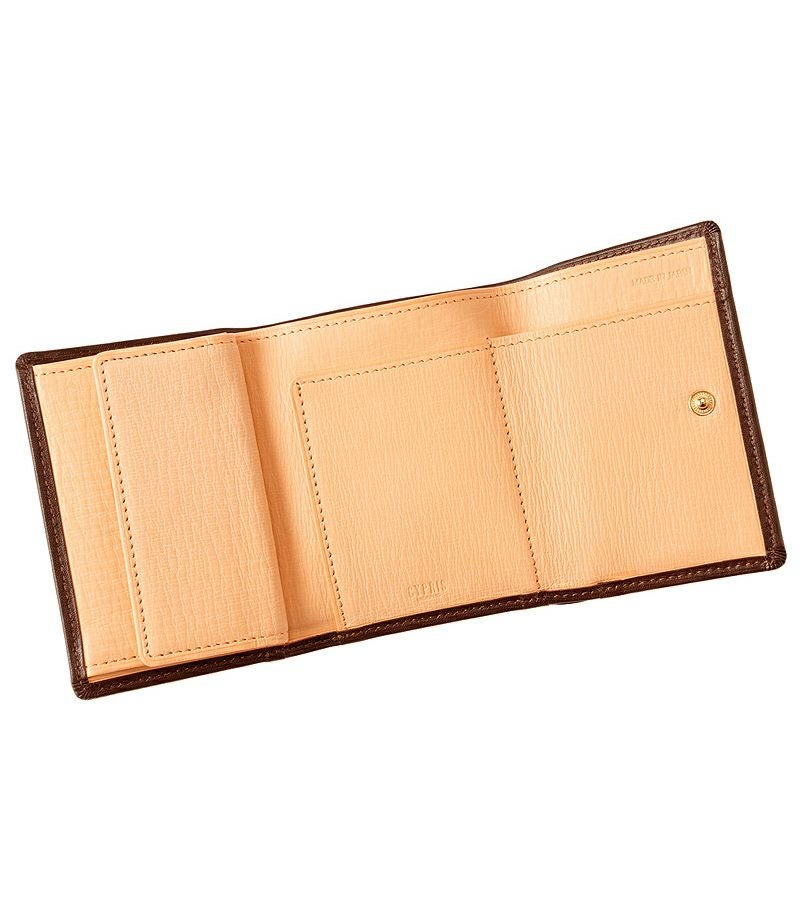 シラサギレザー,三つ折り財布