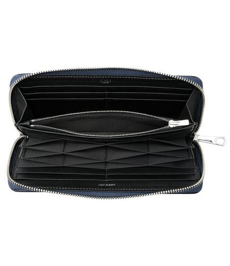 ラウンドファスナーハニーセル長財布｜スパークリングカーフ｜革財布