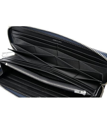 ラウンドファスナーハニーセル長財布|スパークリングカーフ|革財布 ラウンドファスナーハニーセル長財布|スパークリングカーフ|革財布