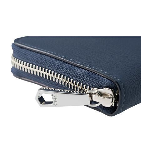 ラウンドファスナーハニーセル長財布｜スパークリングカーフ｜革財布